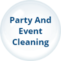 Cleaning after parties and events